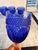 Cristal d' Arques Vintage Cristal d'Arques "Antique Sapphire Blue" Water Goblets - Set of 4 For Sale - Image 4 of 6