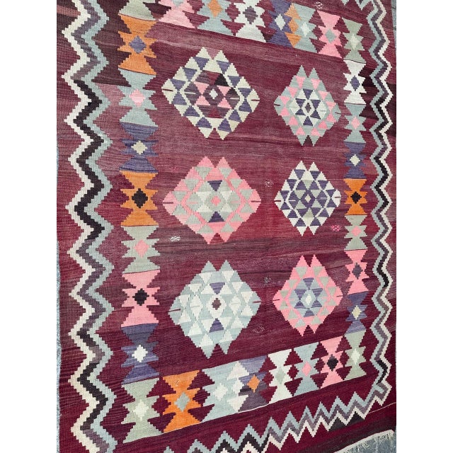 Mid-Century Turkish Anatolian Kilim Rug, 1950s For Sale - Image 15 of 18