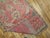 Antique Oushak runner in predominant pink shade. Measures: 2'5'' x 11'5''.