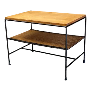 Paul McCobb Planner Group Iron and Reed SideTable