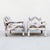 Restored Postmodern Parsons Style Lounge Chairs in Chenille Fabric by Drexel For Sale - Image 13 of 13