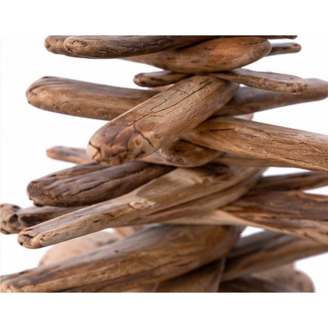 Saltwood Fir | One-of-a-Kind Freestanding Driftwood Sculpture For Sale - Image 4 of 4