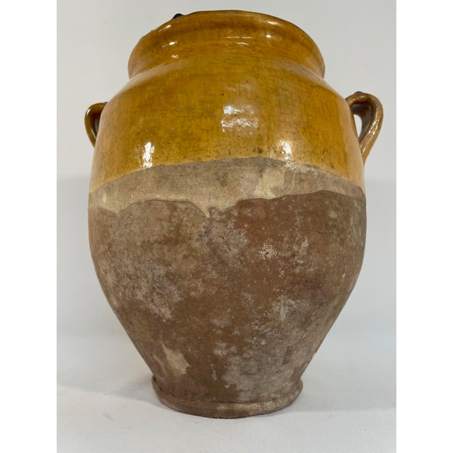 1890s Antique French Drip Glazed Confit Pot Jar For Sale - Image 16 of 18
