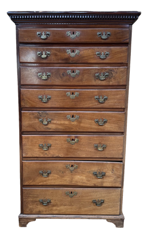 Tall English Chest of Drawers