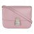 Pink Textured Calfskin Small Box Bag For Sale