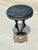 Antique Iron and Marble Outdoor Side Table For Sale In Charleston - Image 6 of 7