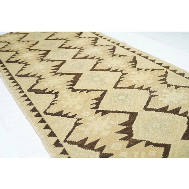 Geometric Rug 2'7'' X 7'1'' For Sale In New York - Image 6 of 9