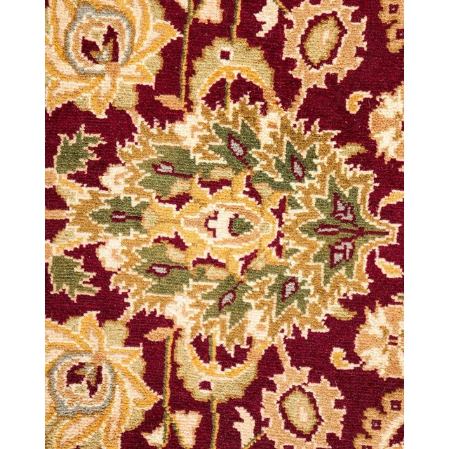 Traditional Mogul, One-of-a-Kind Hand-Knotted Area Rug in Red, 6' 2" x 16' 1" For Sale - Image 3 of 8