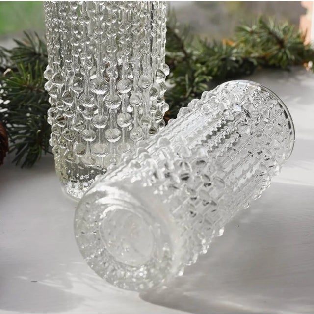 Glass Glass Vases from Sklo Union, 1974, Set of 2 For Sale - Image 7 of 8