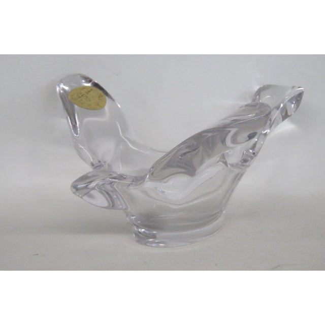 Princess House Fine French Lead Crystal Flying Bird Trinket Candy Dish 5161b For Sale - Image 9 of 9