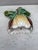 19th Century French Majolica Water Lily Wall Pocket For Sale - Image 4 of 6