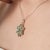 Art Nouveau Inspired 1.25 Ct Tsavorite Openwork Floral Pendant by Carat&Her For Sale - Image 4 of 14