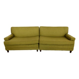 1950’s Chartreuse Sectional Sofa For Sale