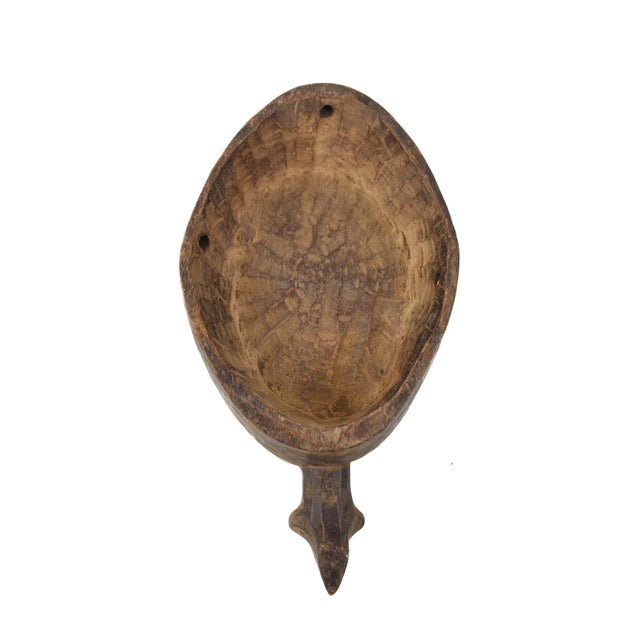 Brown Early 20th Century Yoruba Mask with Bird Wood Nigeria For Sale - Image 8 of 8