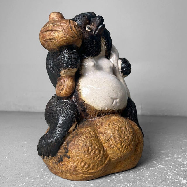 Shōwa Era Tanuki Daikokuten Statue, Japan, 1980s For Sale - Image 6 of 13