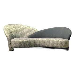 Vintage Postmodern Weiman Preview Biomorphic Sofa For Sale