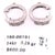 14 Karat White Gold and Diamond Small Hoop Earrings For Sale - Image 9 of 10