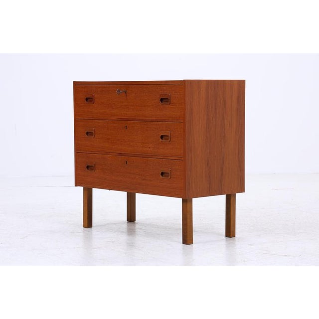 Mid-Century Teak Chest of Drawers, 1960s-1970s For Sale - Image 11 of 12