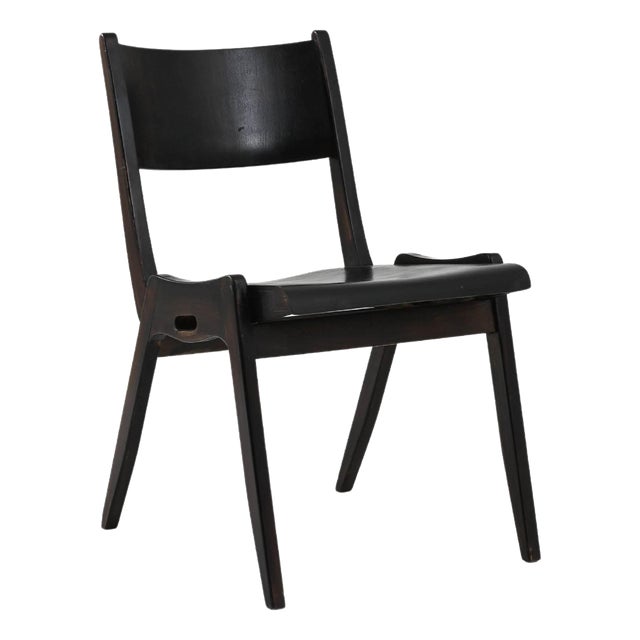 20th Century German Wooden Dining Chair For Sale