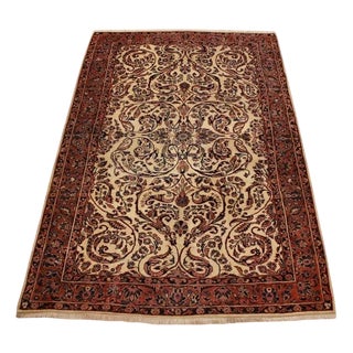Middle Eastern Hand-Knotted Sarough Rug For Sale