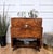 Unique and very elegant Italian Art Deco Mid-Century oval shaped dry bar cabinet, in walnut veneer burl wood with front...