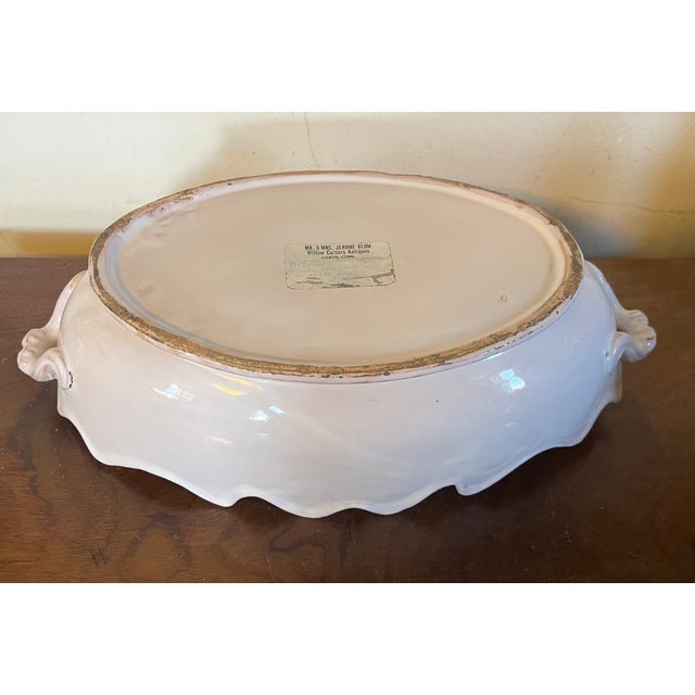 Antique 18th Century French Louis XVI Tin Glaze Delft Faience Monteith Jardiniere Cachepot For Sale - Image 13 of 13