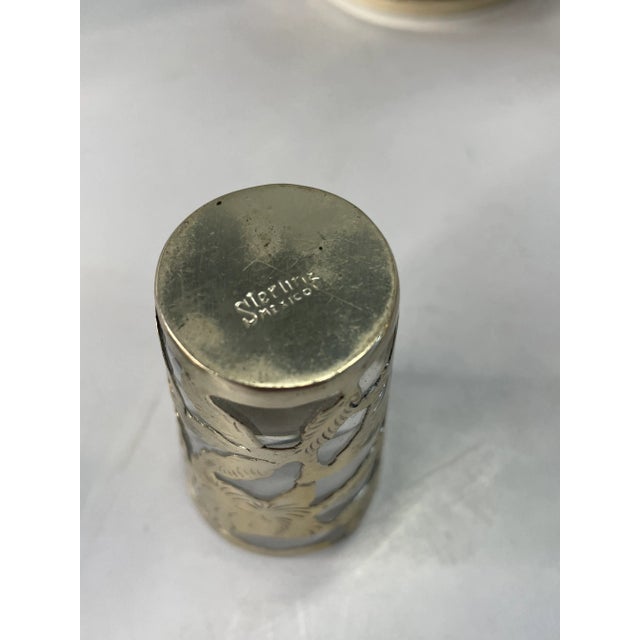 Metal 1970s Haig & Haig Whiskey Decanter Shot Glasses Sterling Set- 12 Pieces For Sale - Image 7 of 9