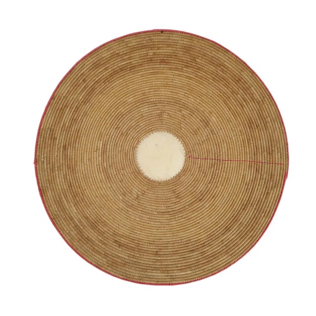 Tribal 1990s Nigerian Hassau Basket Cover For Sale - Image 3 of 3