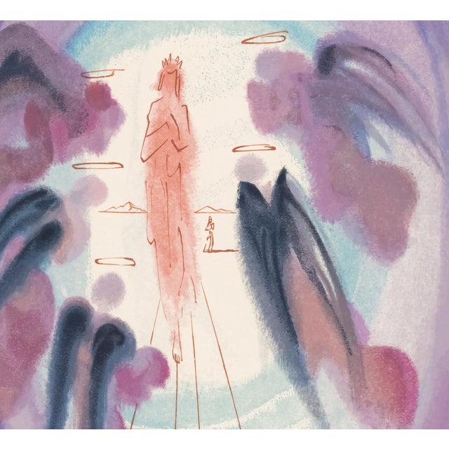Salvador Dalí 1963 Dalí Divine Comedy Engraving Paradis Chant 25 "La Joie Des Bénis" (The Joy of the Blessed) For Sale - Image 4 of 9
