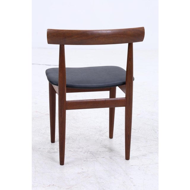 Mid-Century Danish Round Extendable Dining Table and Chairs in Teak by Hans Olsen for Frem Røjle, 1960s, Set of 5 For Sale - Image 16 of 18