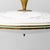 Metal Circular Glass and Brass Ceiling Chandelier, 1950s For Sale - Image 7 of 14