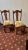 Antique 1930s Jacobean Renaissance English Tudor Set of 4 Oak Chairs Very Well Built Dining Chairs For Sale - Image 4 of 7
