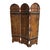 This is a chunky hand-carved wooden floor screen or room divider, produced by Pacific Northwest furniture creator Witco....