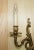 Rococo Large Vintage French Bronze Candle Wall Lights, 1920s, Set of 2 For Sale - Image 3 of 18