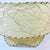 1940s Vintage Boho Chic Arts & Crafts 2 Tier Scalloped Edge Fiberglass Lamp Shade For Sale - Image 6 of 9
