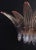 Murano Murano Palmette Pink Glass Sconces - a Pair For Sale - Image 4 of 9