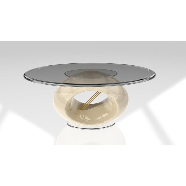 Early 21st Century Enza Porcelaine Skin Side Table from Eje-Design For Sale - Image 5 of 9