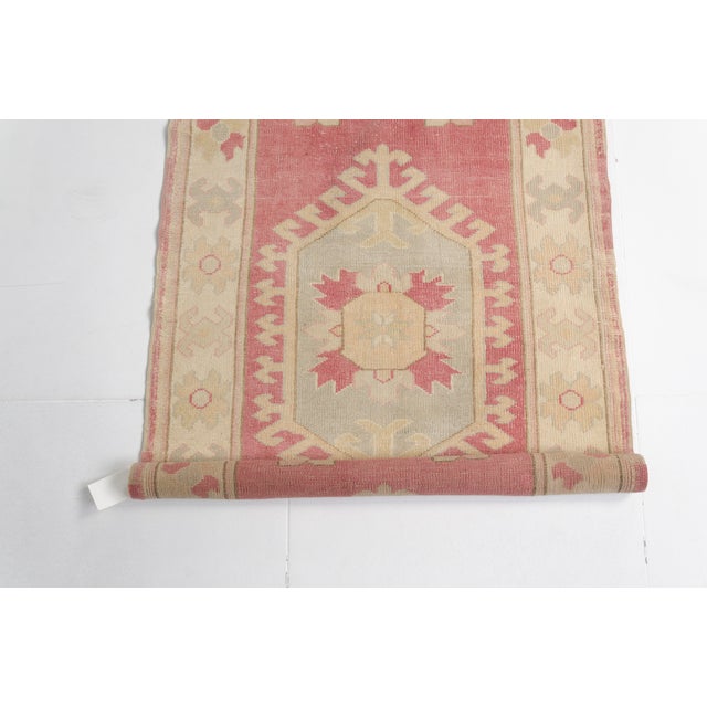 Authentic Vintage Oushak in Beige & Sand Rug For Sale - Image 10 of 10
