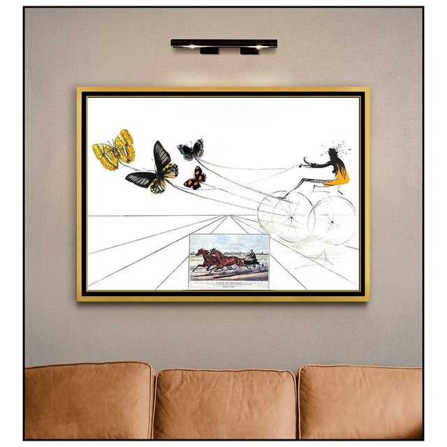 Message us to inquire about custom framing options! (Included for free with every purchase) The artwork here, "American...