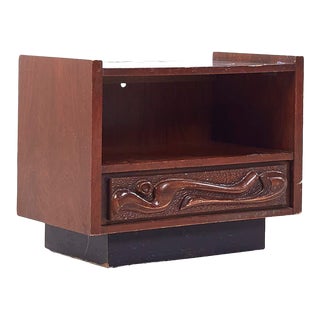 Witco Style Pulaski Oceanic Mid Century Nightstand For Sale