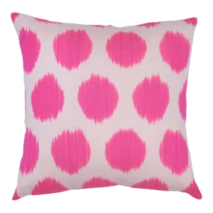 Contemporary Handmade Luxury Silk Throw Pillow With Down Feather Insert
