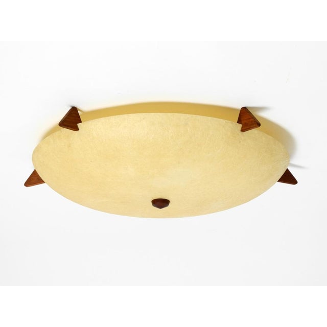 Mid-Century Modern Mid-Century Modern Fiberglass Ceiling Lamp, 1950s For Sale - Image 3 of 16