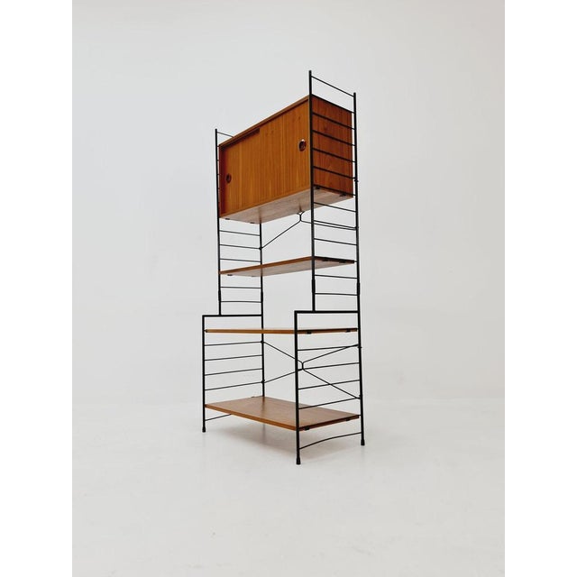 Free Standing String Shelf-System from WHB Germany, 1950s For Sale - Image 3 of 11