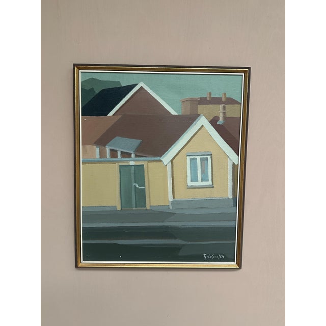 Gunnar Fohlin, City Scene, 1987, Oil on Canvas, Framed For Sale - Image 15 of 18
