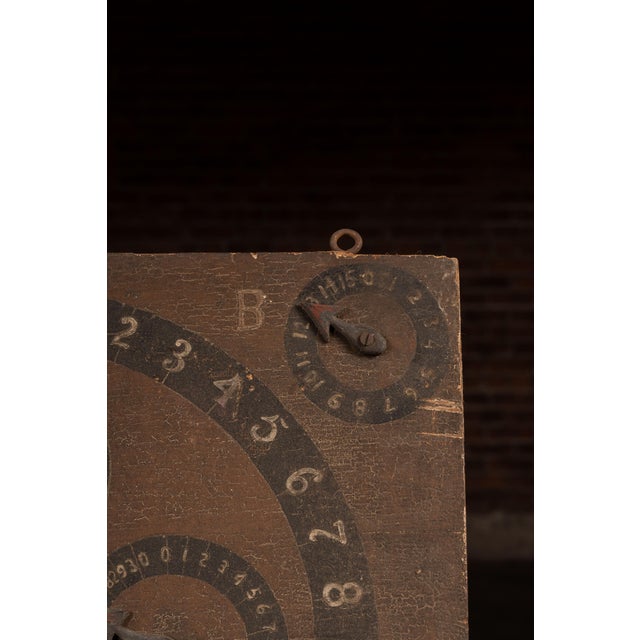 Brown Late 19th Century Bezique Multi-Dial Scoring Board For Sale - Image 8 of 9