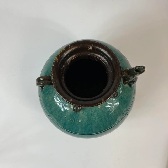 Late 19th Century Late 19th Century Chinese Turquoise Wine Jug For Sale - Image 5 of 10