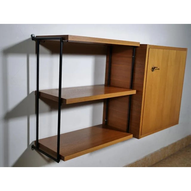 Mid-Century Wall Shelf by Ernst Dieter Hilker for Omnia, 1960s, Set of 7 For Sale - Image 10 of 11