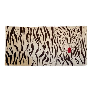 1950s Saul Borisov Mid-Century Modern Woven Wool Tapestry For Sale