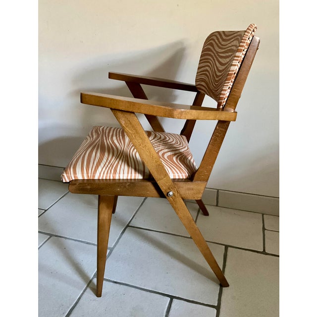 Mid-Century Modern Mid-Century Modern Wood Armchairs, 1960s, Set of 2 For Sale - Image 3 of 10