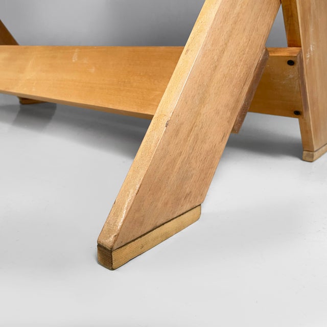 Italian Modern Wood Crate Dining Table by Gerrit Rietveld for Cassina, 1980s For Sale - Image 17 of 18